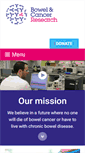 Mobile Screenshot of bowelcancerresearch.org